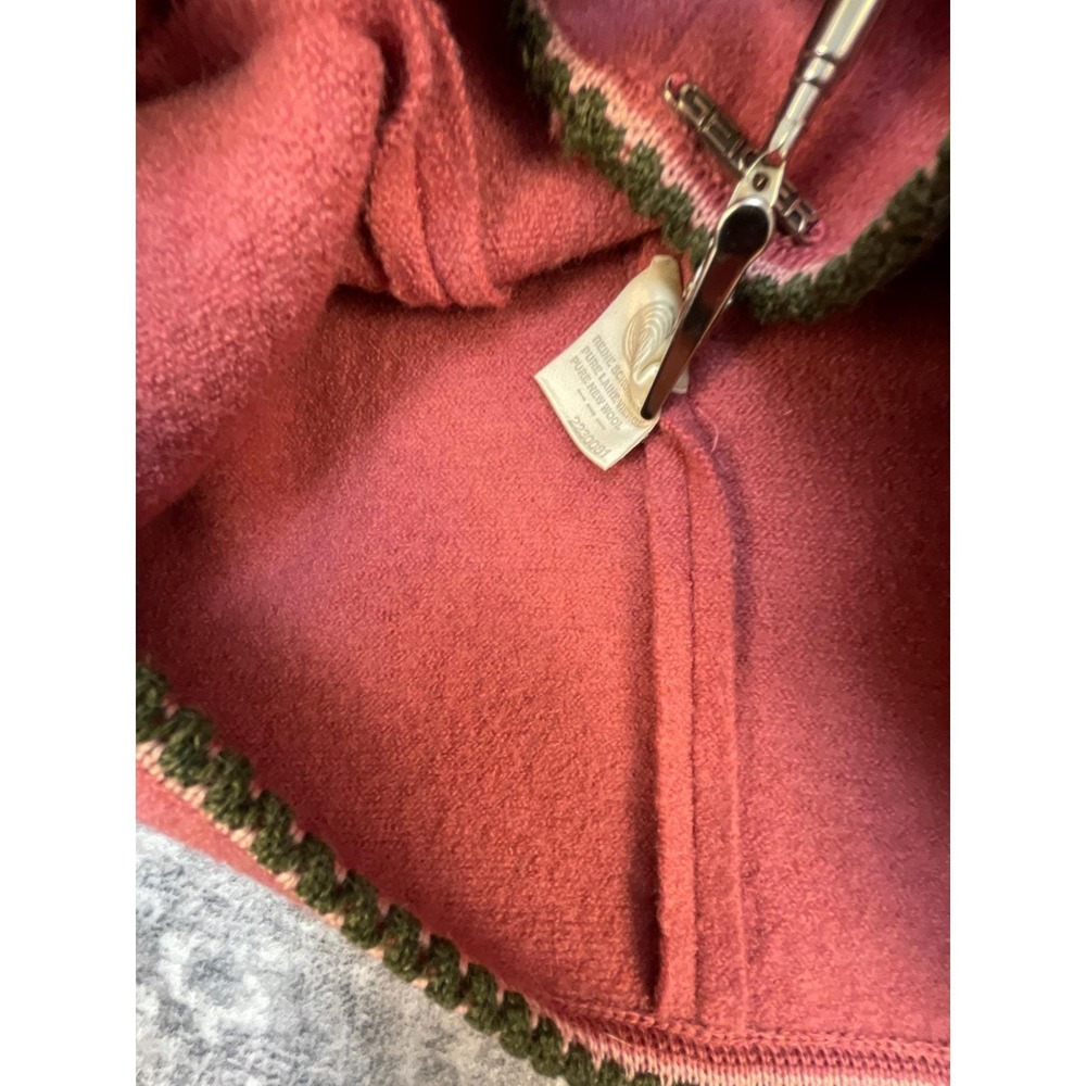 Vtg Geiger Women's 40 Boiled Wool Jacket 80s Pewter Buttons Tyrolean Grandmacore - Picture 6 of 8
